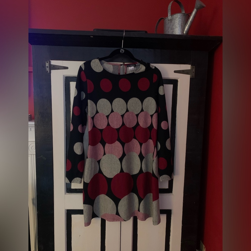Chic Polka Dot Long Sleeve Dress by Victoria Secret
Size L